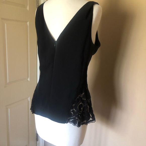 Peplum blouse w lace sides - Picture 6 of 8